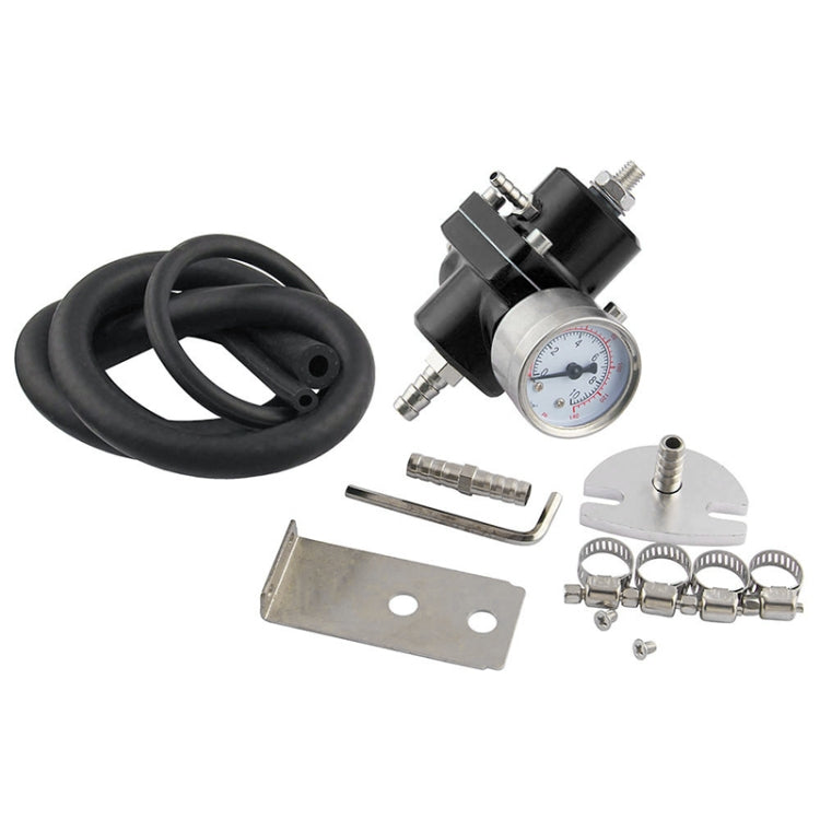 0-140PSI Universal Car Fuel Pressure Regulator with Gauge Adjustable Oil Pressure Regulator