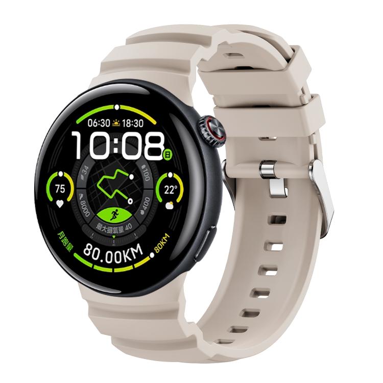 Solid Color Pin Buckle Sport Silicone Watch Band