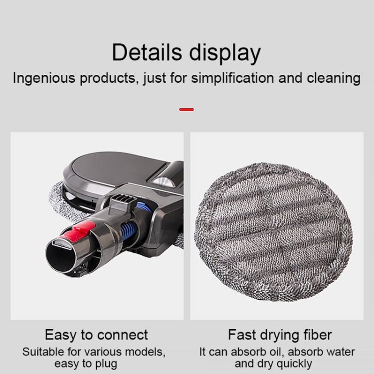 2 PCS Mopping Cloth Rag For Dyson X001 Mop Cleaning Head , Cloth Rag