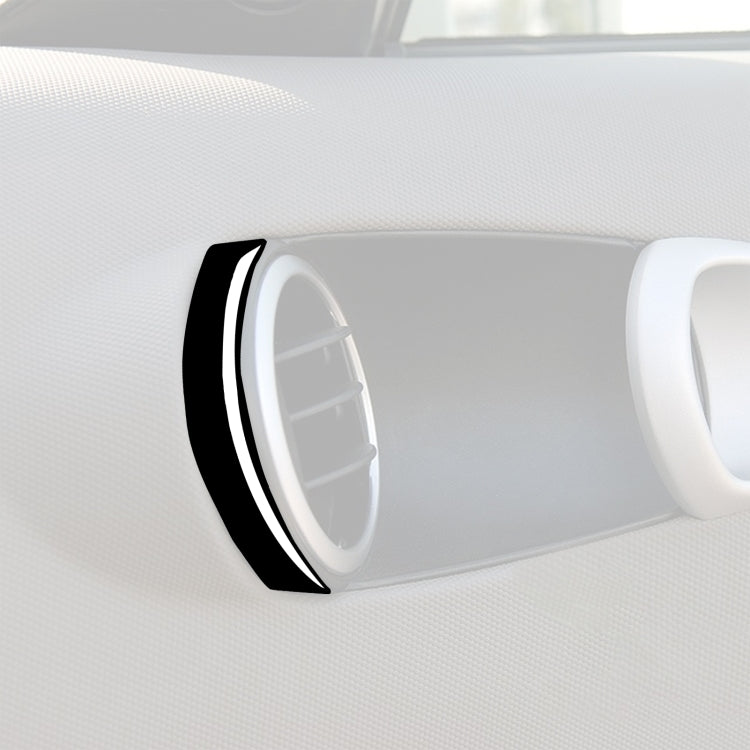 For Nissan 350Z 2003-2009 2pcs Car Air Outlet Decorative Stickers, Left and Right Drive Universal, Car Air Outlet
