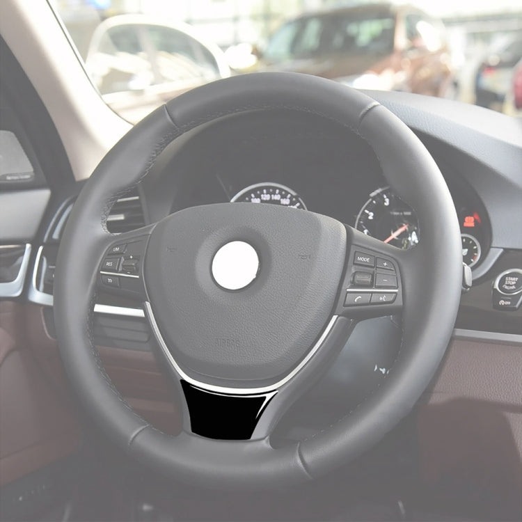For BMW 5 Series F10 F18 2011-2017 A Edition Car Small Steering Wheel Decorative Sticker,Left and Right Drive Universal, A Edition Small Steering Wheel