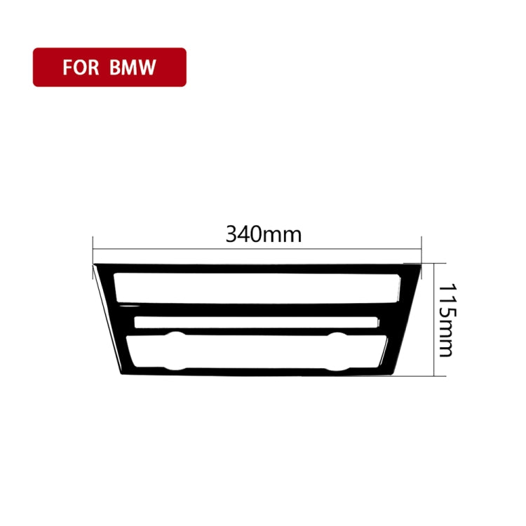 For BMW 5 Series F07 5GT 535i 2010-2016 Car CD Panel Center Console Air Conditioning Panel Decorative Sticker, CD Panel Center Console Air Conditioning