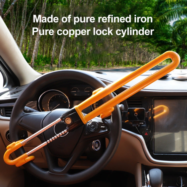 Car Steering Wheel Anti-Theft Lock Retractable Self-Defense Lock