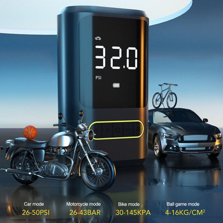 ATJ-8466 Portable Car Tire Air Pump Digital Display Wireless Electric Air Pump, Style: Lithium Battery, Lithium Battery Style