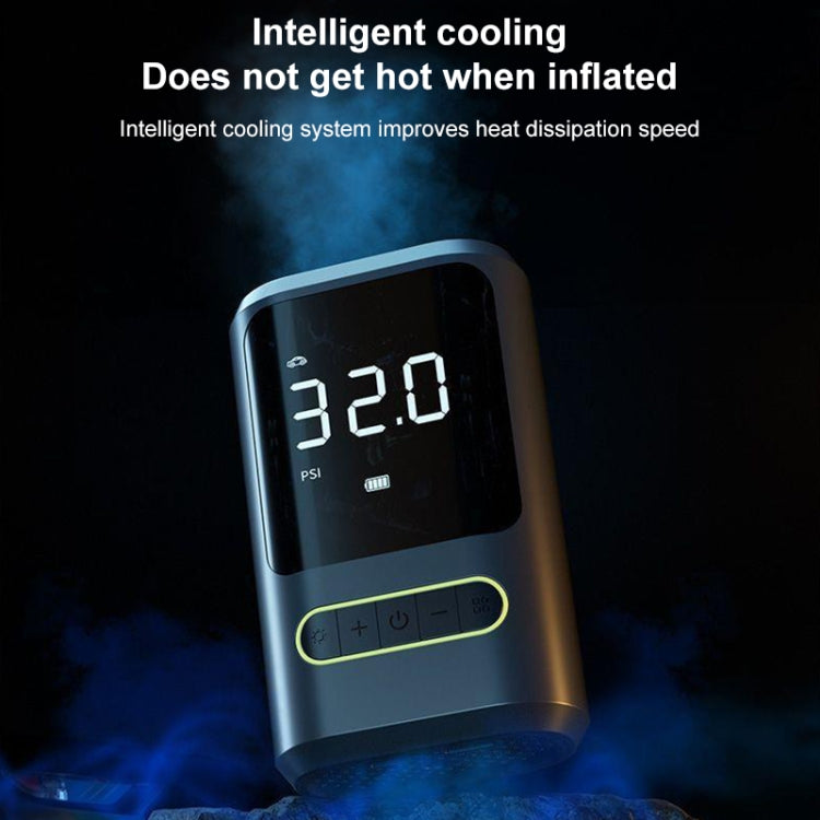 ATJ-8466 Portable Car Tire Air Pump Digital Display Wireless Electric Air Pump, Style: Lithium Battery, Lithium Battery Style