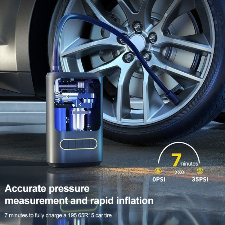 ATJ-8466 Portable Car Tire Air Pump Digital Display Wireless Electric Air Pump, Style: Dual Power, Dual Power Style