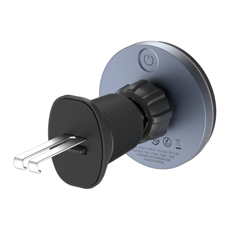 MOMAX CM25A Magnetic Wireless Charger Car Air Outlet Phone Holder, CM25A