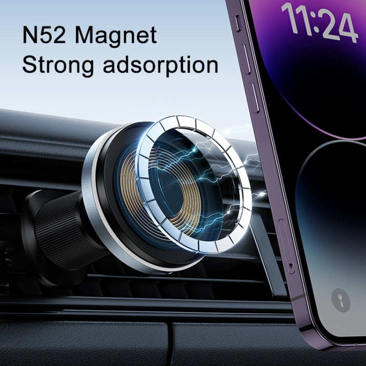 MOMAX CM25A Magnetic Wireless Charger Car Air Outlet Phone Holder, CM25A