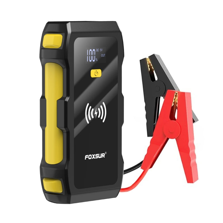 FOXSUR FJS-800 12V Car Multifunctional Wireless Charging Emergency Start Power Supply, FJS-800