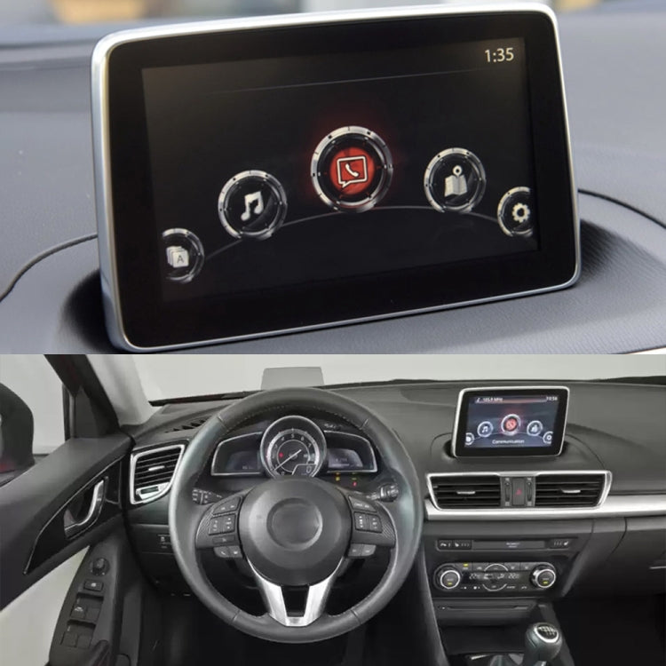 For Mazda Axela 2014-2016 7 inch Car Capacitive Touch Screen BHP1611J0D, For Mazda Axela 2014-2016