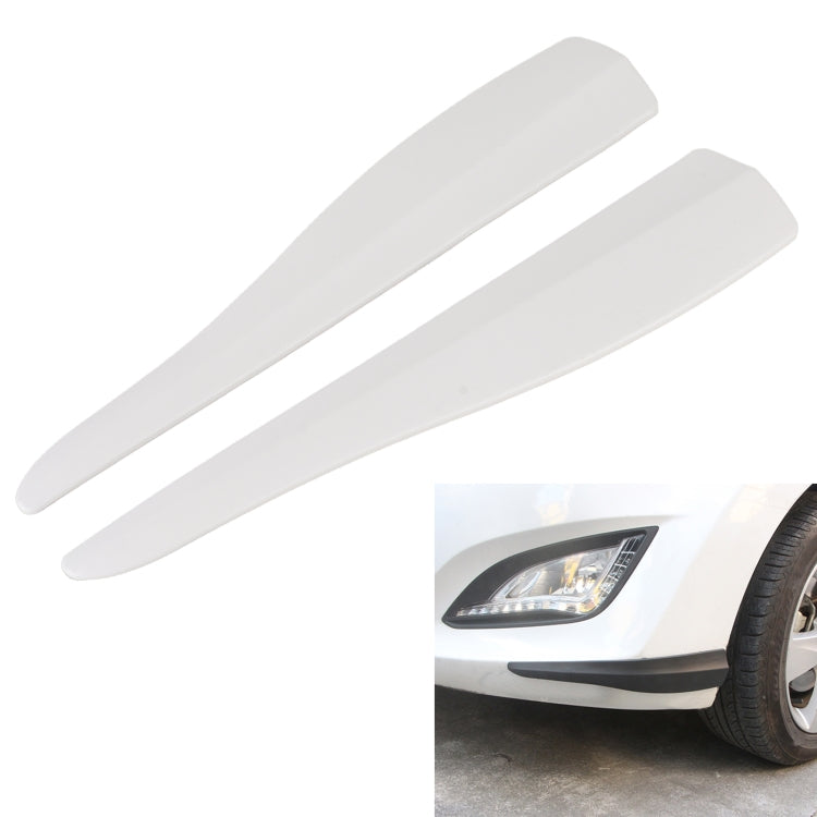 1 Pair Car Carbon Fiber Silicone Bumper Strip, Style: Long, Carbon Fiber