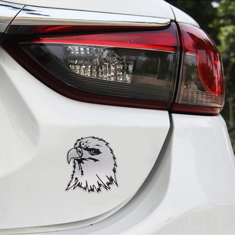 Car Owl Metal Stickers Personalized Aluminum Alloy Decorative Stickers, Size:8 x 7.5cm, Owl Stickers
