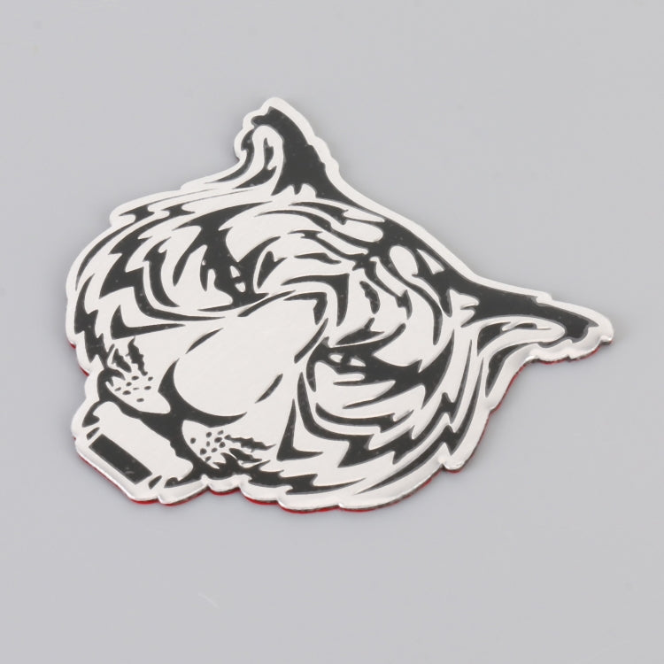 Car Tiger Metal Stickers Personalized Aluminum Alloy Decorative Stickers, Size:8 x 7.5cm, Tiger Stickers