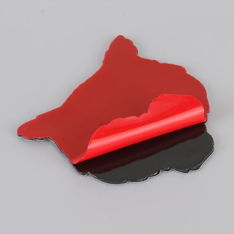 Car Tiger Metal Stickers Personalized Aluminum Alloy Decorative Stickers, Size:8 x 7.5cm, Tiger Stickers