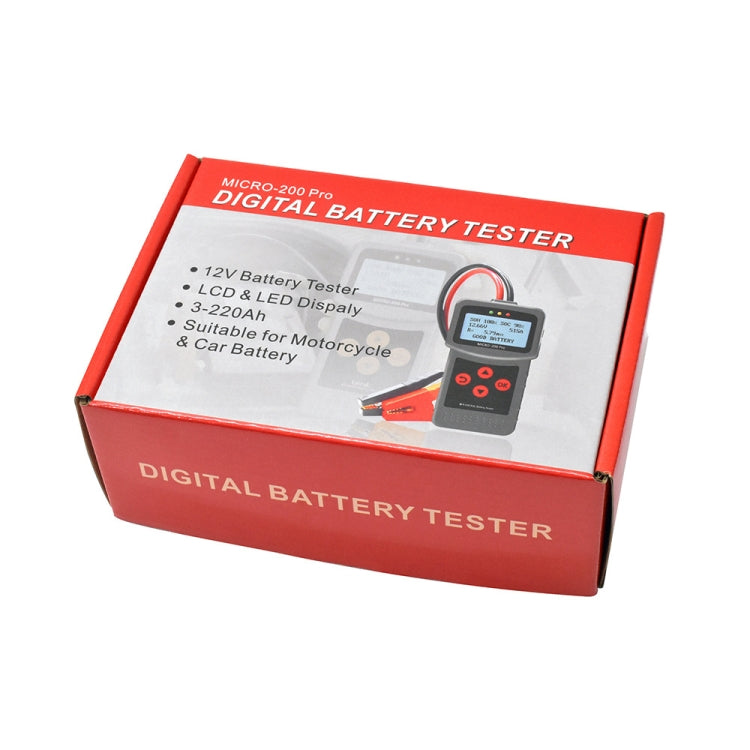 MICRO-200 PRO Car Battery Tester Battery Internal Resistance Life Analyzer, Nordic Version, MICRO-200 PRO, Nordic