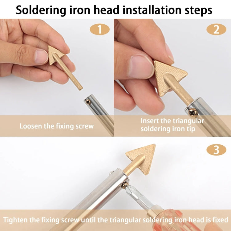 100W Electric Soldering Iron Plastic Welding Machine Car Bumper Repair Plier, EU Plug, EU Plug