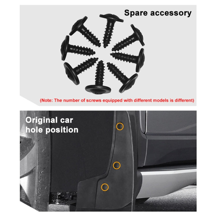 For Toyota Avanza 2012-2021 4pcs/Set Car Auto Soft Plastic Splash Flaps Fender Guard, For Toyota Avanza 2012-2021
