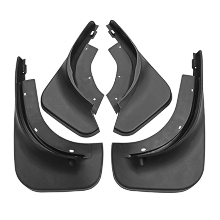 For Volkswagen Touareg 2005-2010 4pcs/Set Car Auto Soft Plastic Splash Flaps Fender Guard, without Wheel Eyebrow, For Volkswagen Touareg 2005-2010