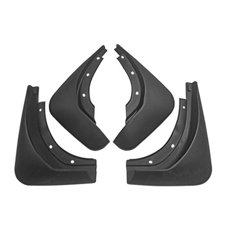 For Volkswagen Scirocco 2009-2016 4pcs/Set Car Auto Soft Plastic Splash Flaps Fender Guard, For Volkswagen Scirocco 2009-2016
