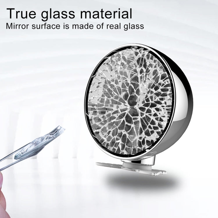 3R-045 Auxiliary Rear View Mirror Car Adjustable Blind Spot Mirror Wide Angle Auxiliary  Side Mirror, Diameter: 70mm, 3R-045 (Black), 3R-045 (Silver), 3R-045 (White)