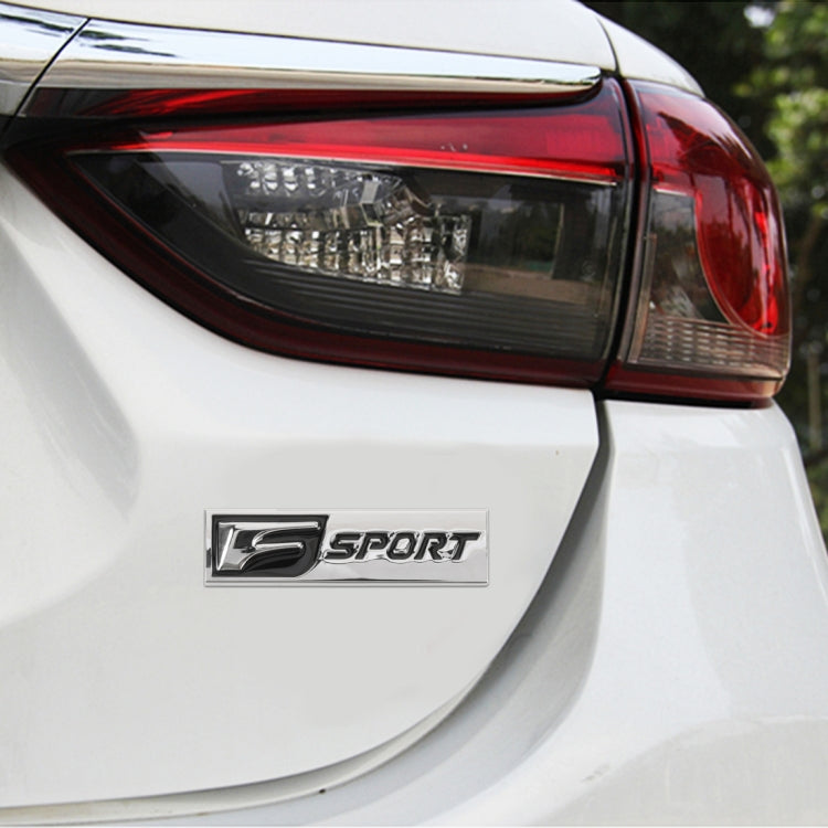 Car Type B F-SPORT Aluminum Alloy Personalized Decorative Stickers, Size:10x3x0.4cm, Size:10x3x0.4cm