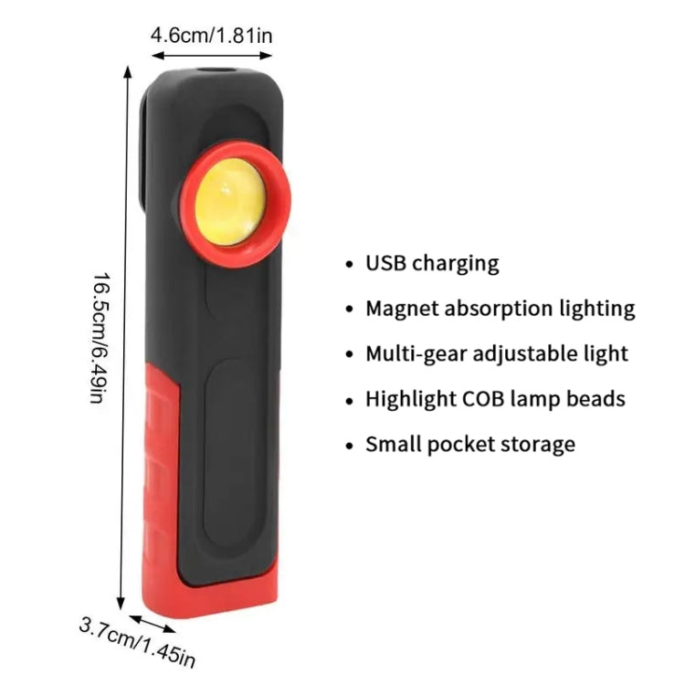 Car Portable USB Chargeable LED Work Inspection Light, S608
