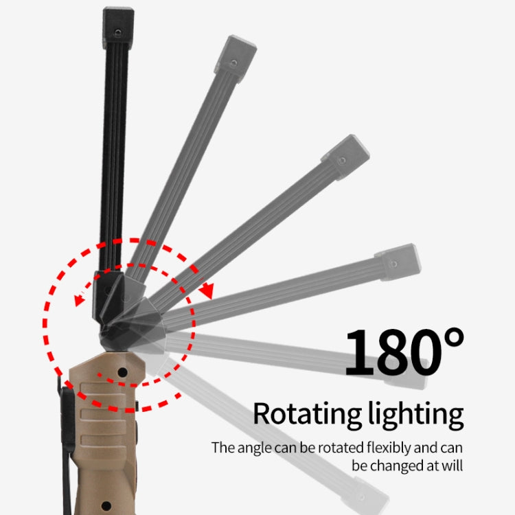 FT20 Folding Magnet Car Inspection Light Work Maintenance Lamp Strong Emergency COB LED Lamp, FT20, FT20 Khaki