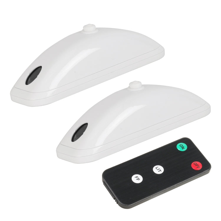 H901 2pcs Car Remote Pilot Light Warning Light Dual Flash Light, 2pcs