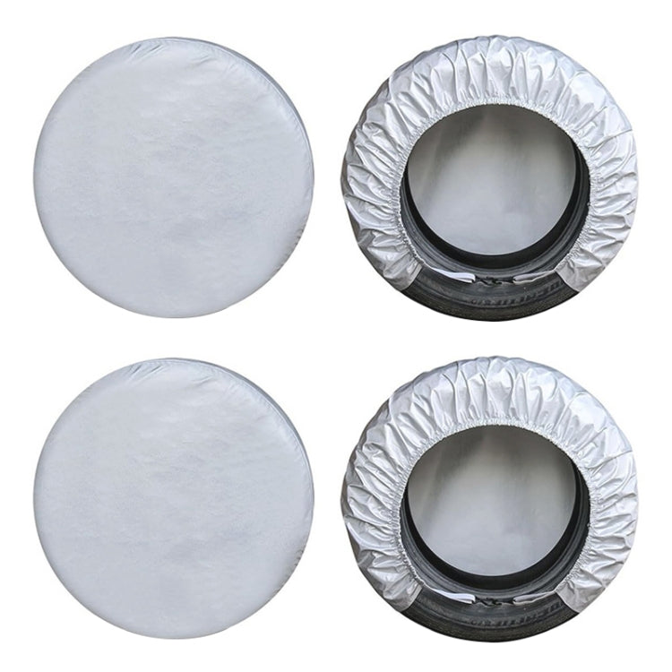 4pcs / Set Car Tire 420D Oxford Cloth Protective Cover, Diameter: 91-99cm, Width: 36cm, 91-99cm