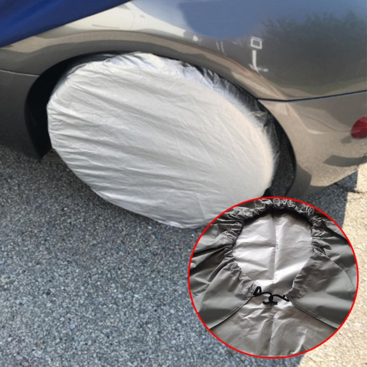 4pcs / Set Car Tire 420D Oxford Cloth Protective Cover, Diameter: 91-99cm, Width: 36cm, 91-99cm