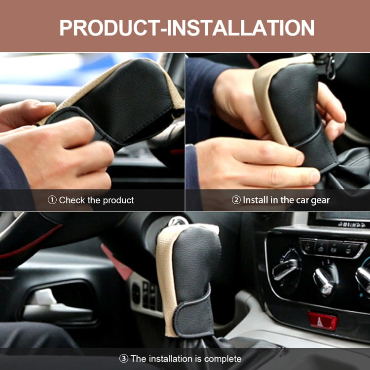Universal Car PU Leather Gear Shift Knob Protective Cover, PU Cover, PU Leather Cover