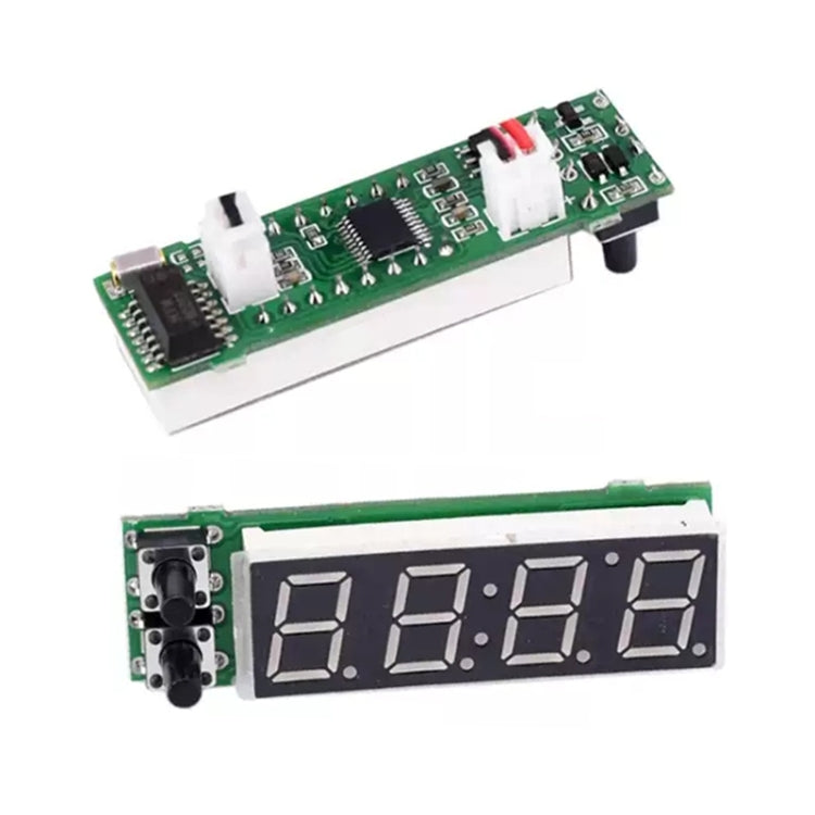 3 in 1 DC5-50V Car High-precision Electronic LED Luminous Clock + Thermometer + Voltmeter, 3 in 1 DC5-50V Green, 3 in 1 DC5-50V Blue, 3 in 1 DC5-50V Red, 3 in 1 DC5-50V 3 in 1 DC5-50V