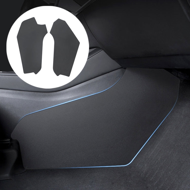 For Tesla Model Y 2pcs / Set Car Center Control Side Anti-Kick Pad, Center Console Side Anti-kick Pad