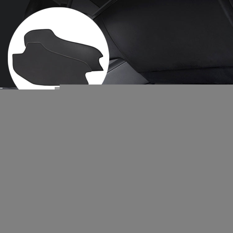 For Tesla Model Y 2pcs / Set Car Center Console Inside Leather Anti-kick Pad, Center Console Inside Anti-kick Pad