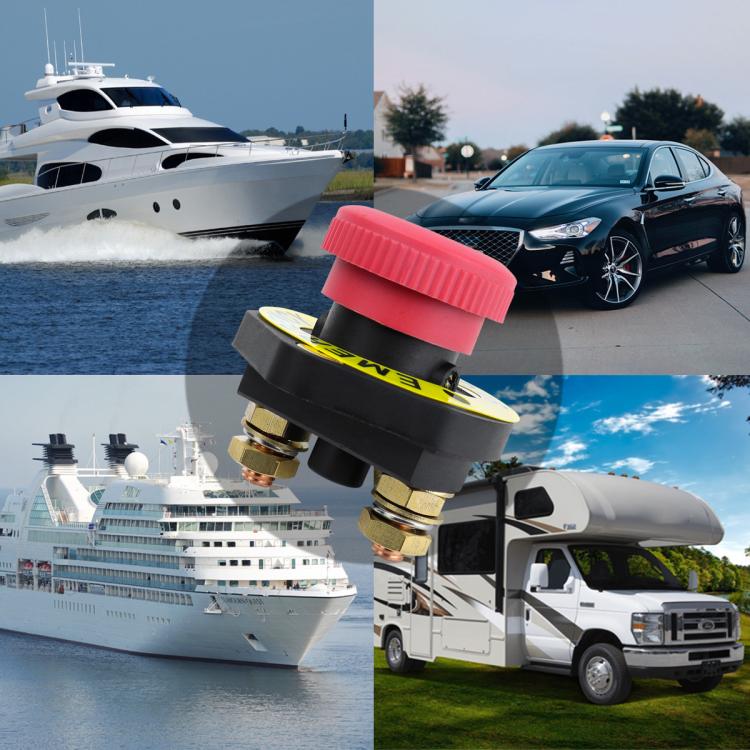 12V / 24V Car Modified Power Ignition Switch With Terminal Block Battery Isolation Power Disconnect Switch 52-45749, CP-5274