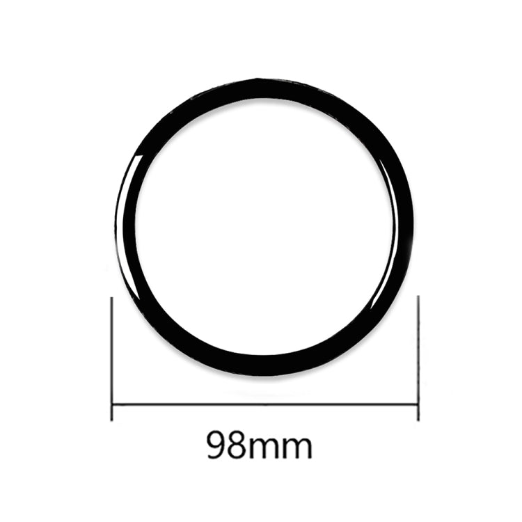 4pcs / Set Car Door Horn Ring Decorative Sticker for BMW X5 E70 2008-2013 / X6 E71 2009-2014, Left and Right Drive Universal, Door Horn Ring 4pcs