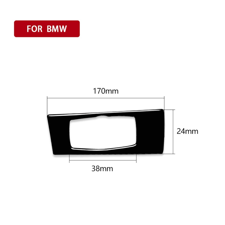 Car Left Drive Headlight Switch Panel Decorative Sticker for BMW E70 X5 / E71 X6 2008-2013