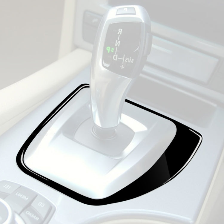 Car Right Drive Gear Panel Decorative Sticker for BMW Series 5 E60 2008-2010