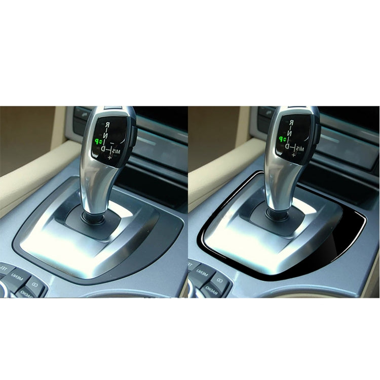 Car Right Drive Gear Panel Decorative Sticker for BMW Series 5 E60 2008-2010
