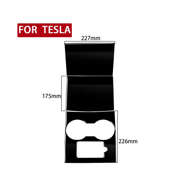 For Tesla Model 3 498 Car Central Control Panel Decorative Sticker, Left and Right Drive Universal, 498 For Tesla Model 3