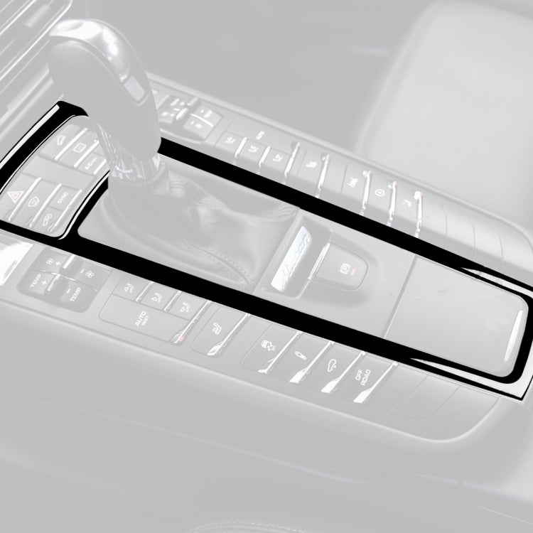 For Porsche Macan 2014-2021 Car Gear Panel Decorative Sticker, Left and Right Drive Universal, For Macan 2014-2021, Gear Panel