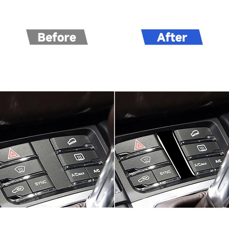For Porsche Macan 2014-2021 Car Gear Button Decorative Sticker, Left and Right Drive Universal, For Macan 2014-2021, Gear Button