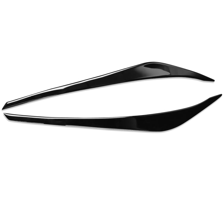 Pair Car Lamp Eyebrow Soft Decorative Sticker for Hyundai Elantra 2016-2018, For Hyundai Elantra 2016-2018