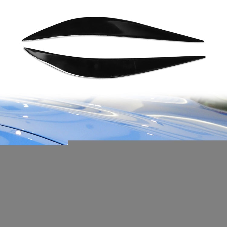 Pair Car Lamp Eyebrow Soft Decorative Sticker for BMW 4 Series F32/F33/F36 2012-2017, M3 F80 & M4 F82/F83 2014-2016, For BMW 4 Series F32/F33/F36 2012-2017, M3 F80 & M4 F82/F83 2014-2016