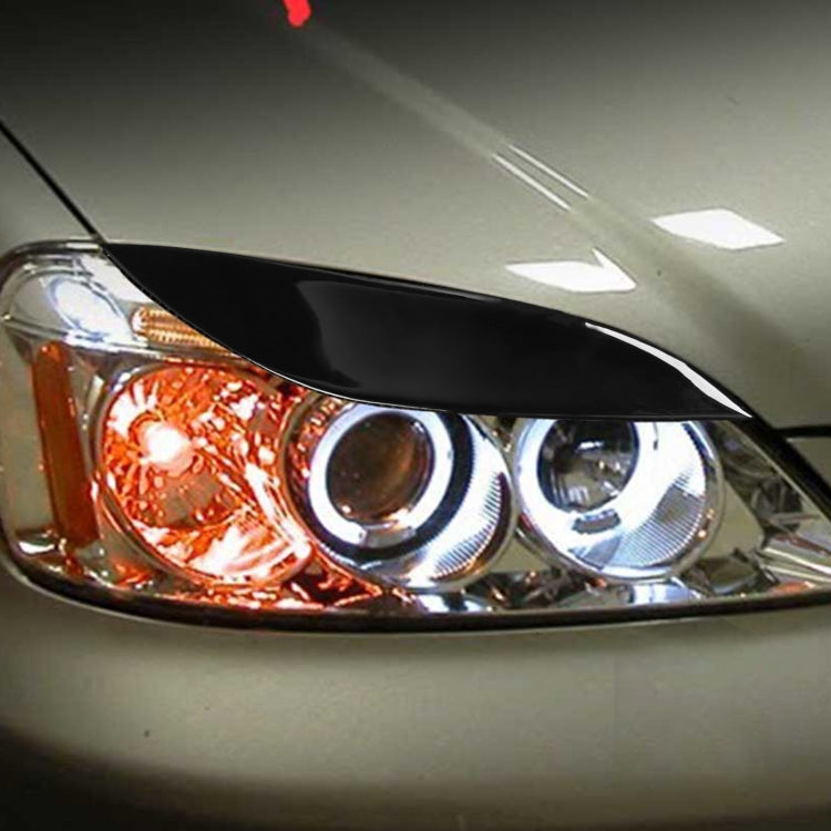 Pair Car Lamp Eyebrow Soft Decorative Sticker for Honda Civic 2001-2003, For Honda Civic 2001-2003