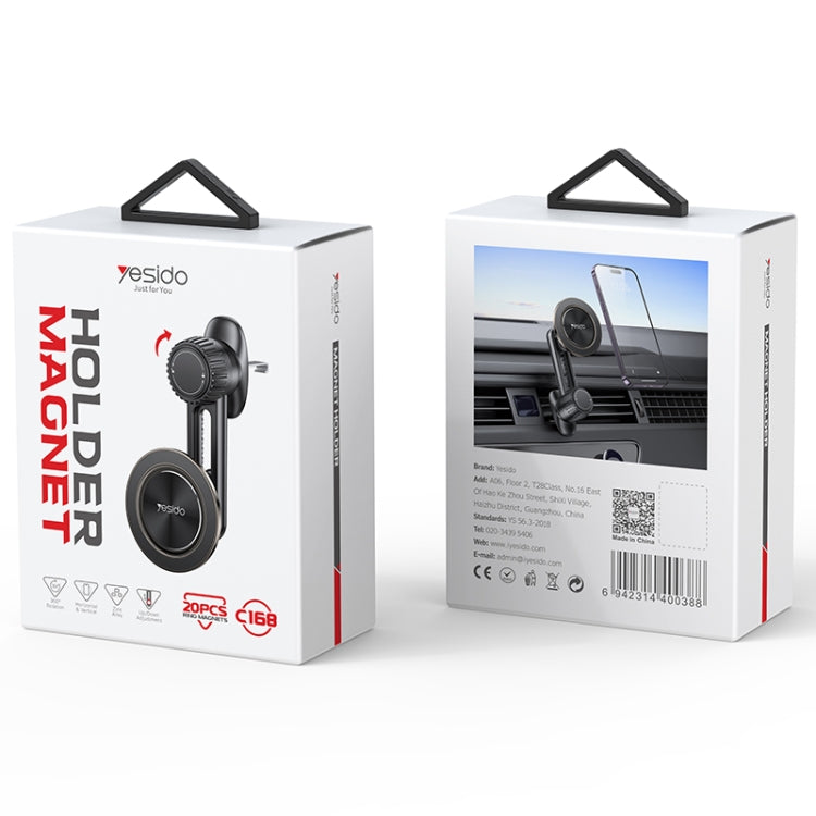 Yesido C168 MagSafe Magnetic Car Air Vent Phone Holder, C168