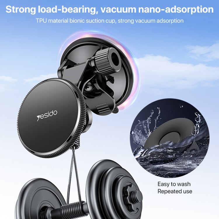 Yesido C177 Mini Suction Cup Type Magsafe Magnetic Car Holder, C177