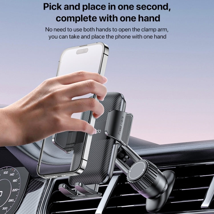 Yesido C242 Adjustable Car Air Vent Mechanical Phone Clip Holder, C242