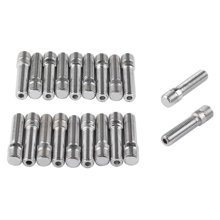 20pcs / Set 5.8cm Universal Car Modification Extended Wheels Stud Conversion M14x1.5 to M14x1.5 Screw Adapter LN032 LN033 LN044, 5.8cm M14x1.5 to M14x1.5