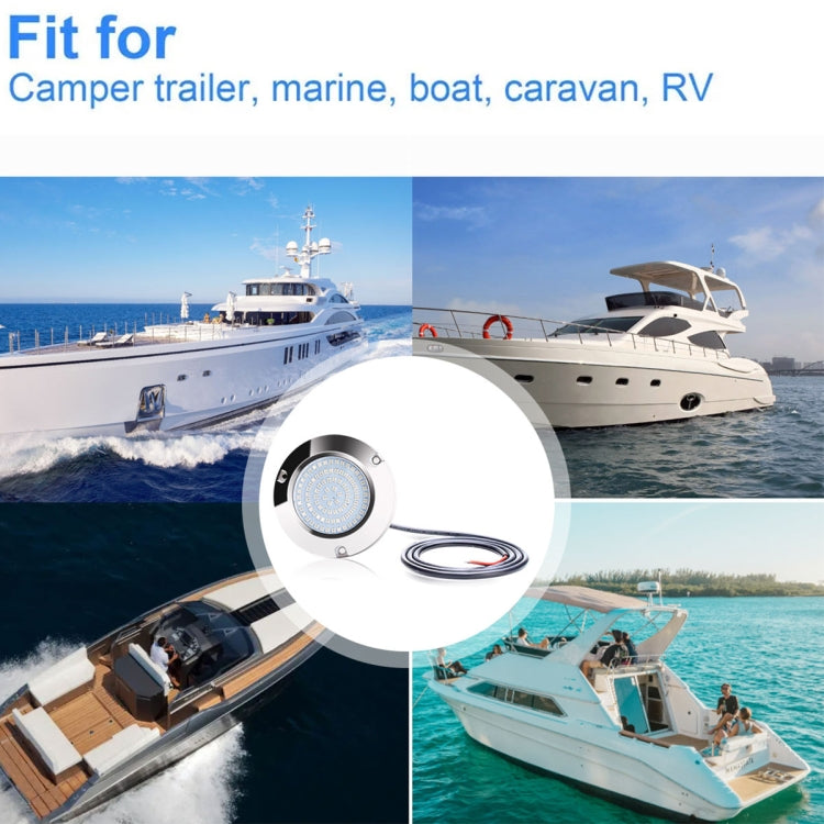 Ship / Yacht 10-30V 90LEDs Waterproof Stainless Steel Underwater Light, 10-30V White Light, 10-30V Red Light, 10-30V Green Light, 10-30V Blue Light